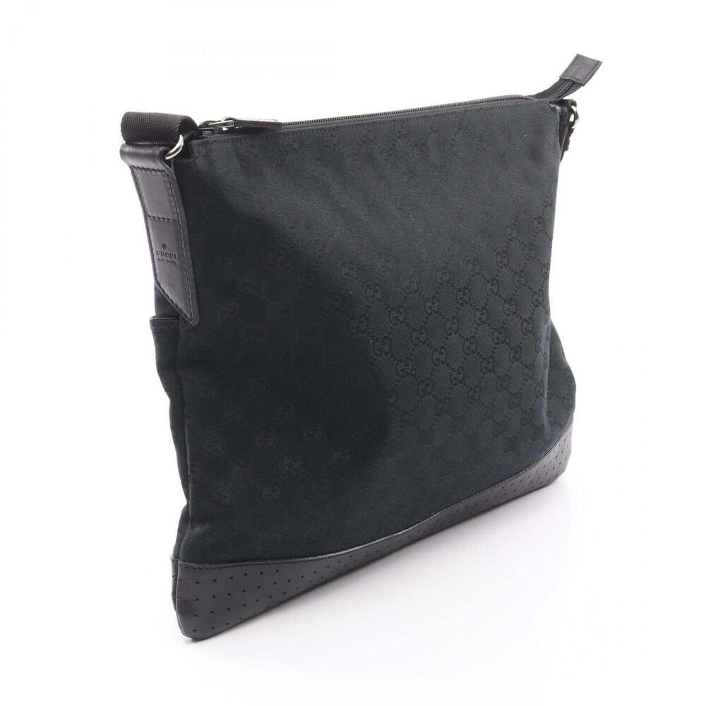 GUCCI Black Leather Shoulder Bag - Picture 2 of 8